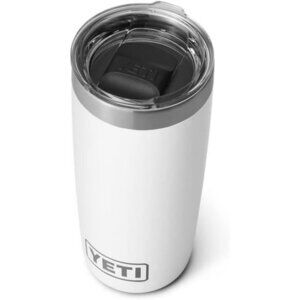 YETI Rambler 10oz Tumbler White Stainless Steel Cup with MagSlider Lid Travel